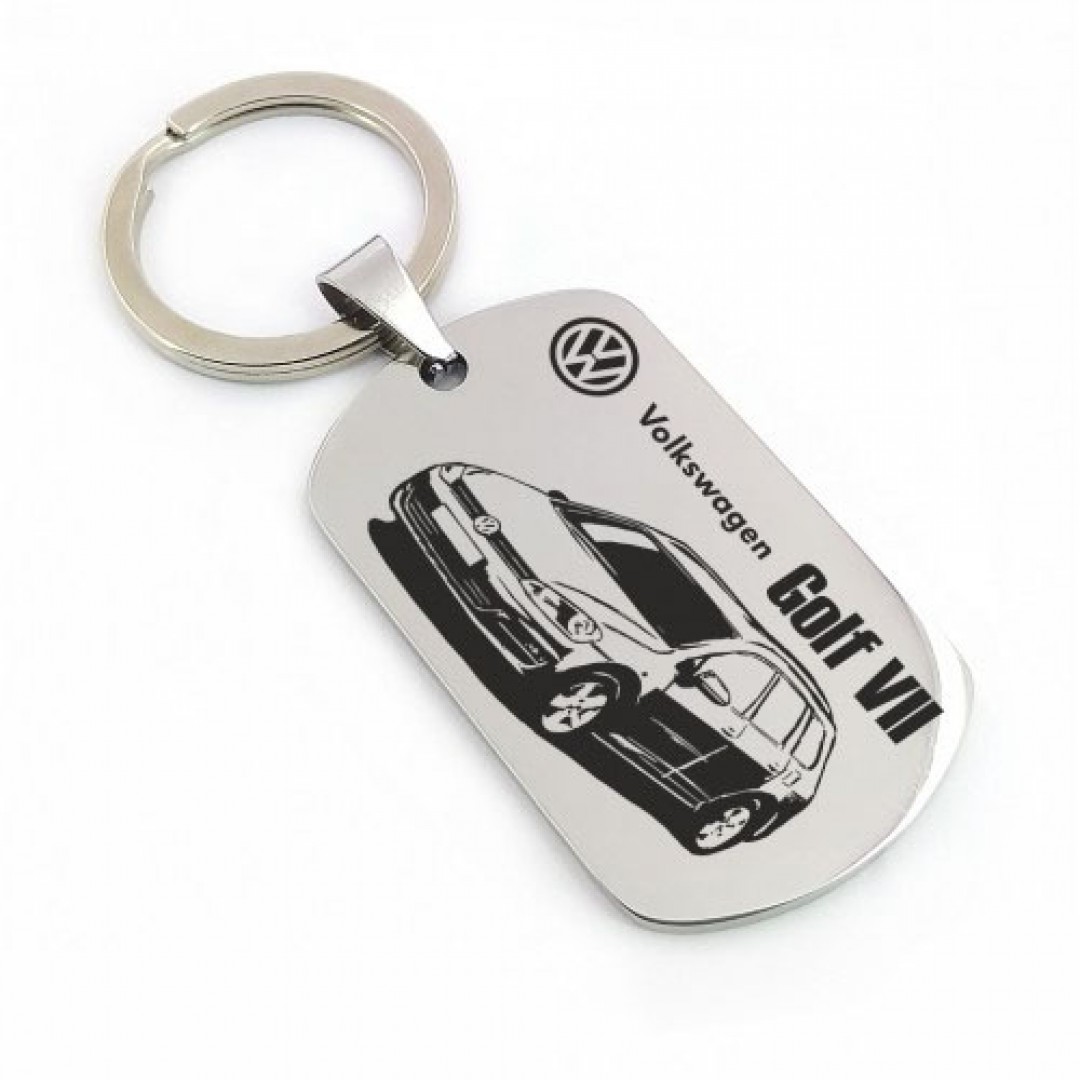 Автомобільний брелок Volkswagen Golf VII в кузові універсал (макет 082)