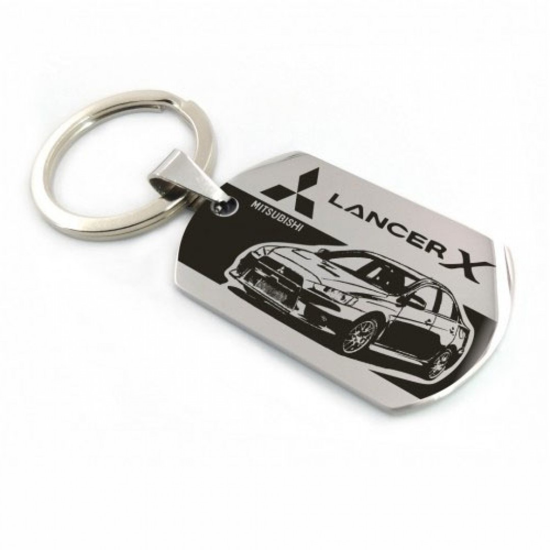 Автомобільний брелок Mitsubishi Lancer Х (макет 234)