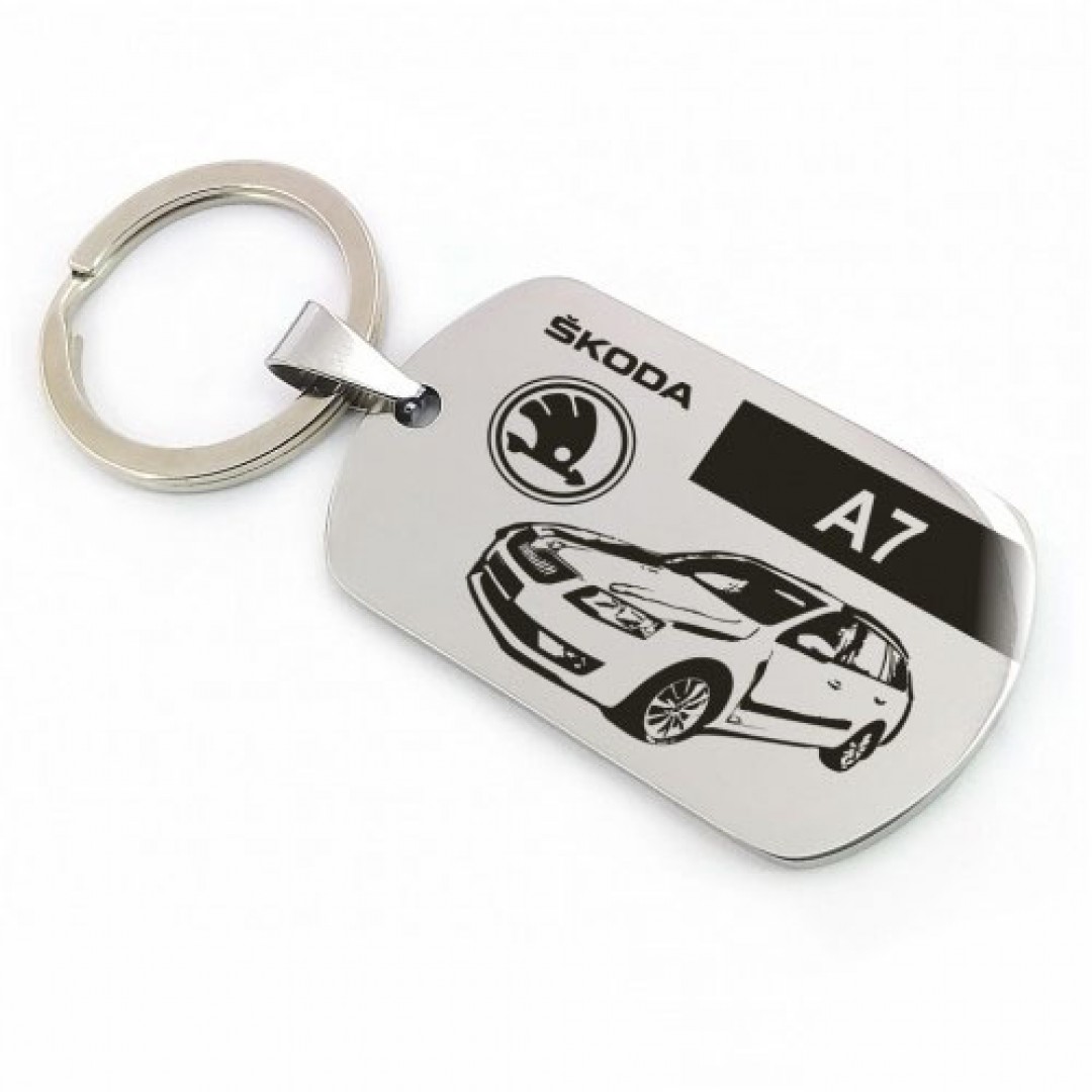 Автомобільний брелок Skoda Octavia A7 в кузові універсал (макет 247)