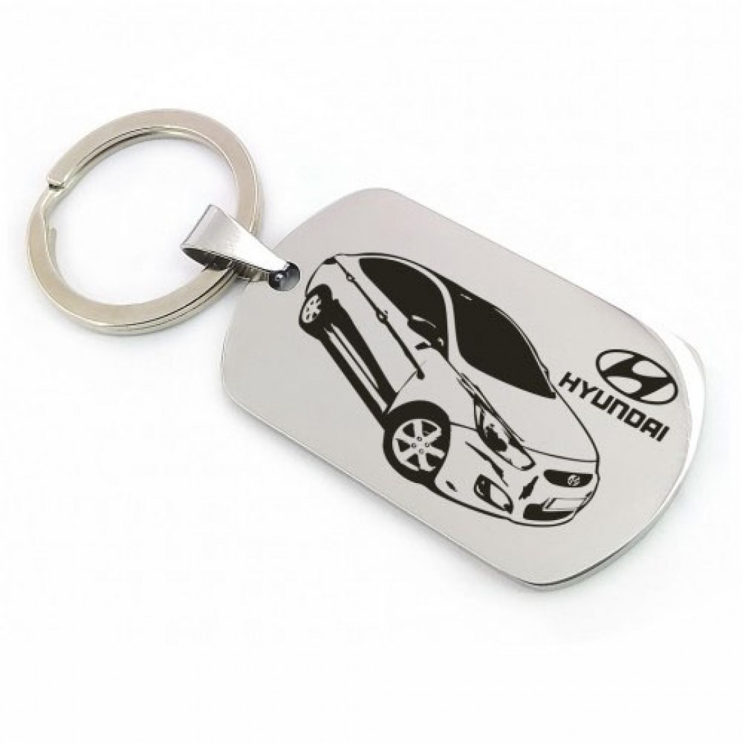 Автомобільний брелок Hyundai Accent (макет 281) Автомобільний брелок Hyundai Accent (макет 281)