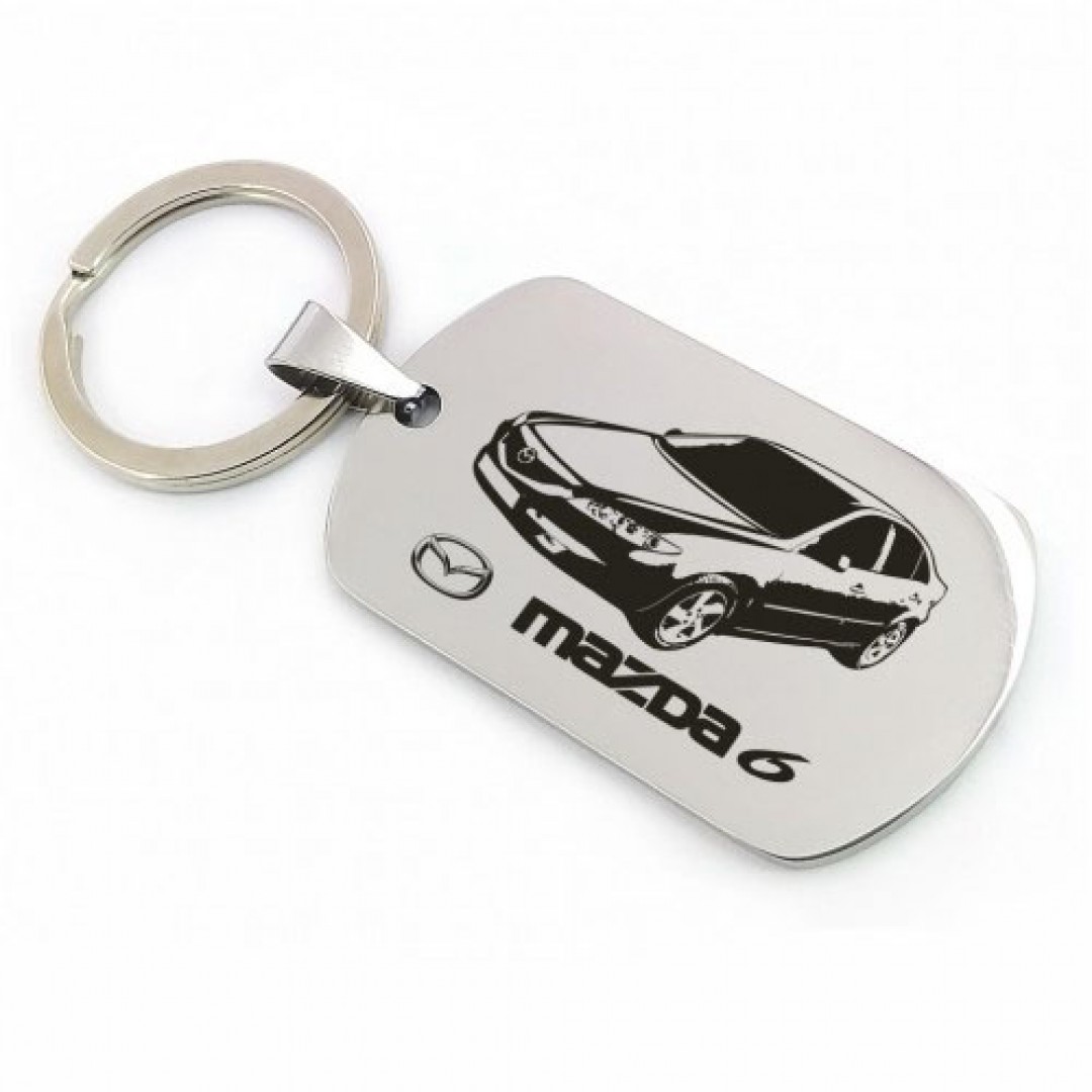 Автомобільний брелок Mazda 6 в кузові хетчбек (макет 414)
