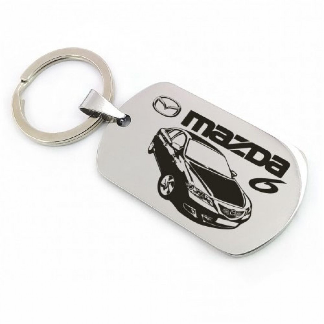 Автомобільний брелок Mazda 6 в кузові хетчбек (макет 415)