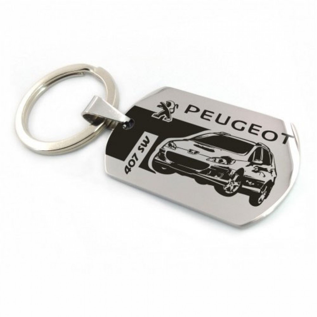 Автомобільний брелок Peugeot 407 sw (макет 572) Автомобільний брелок Peugeot 407 sw (макет 572)