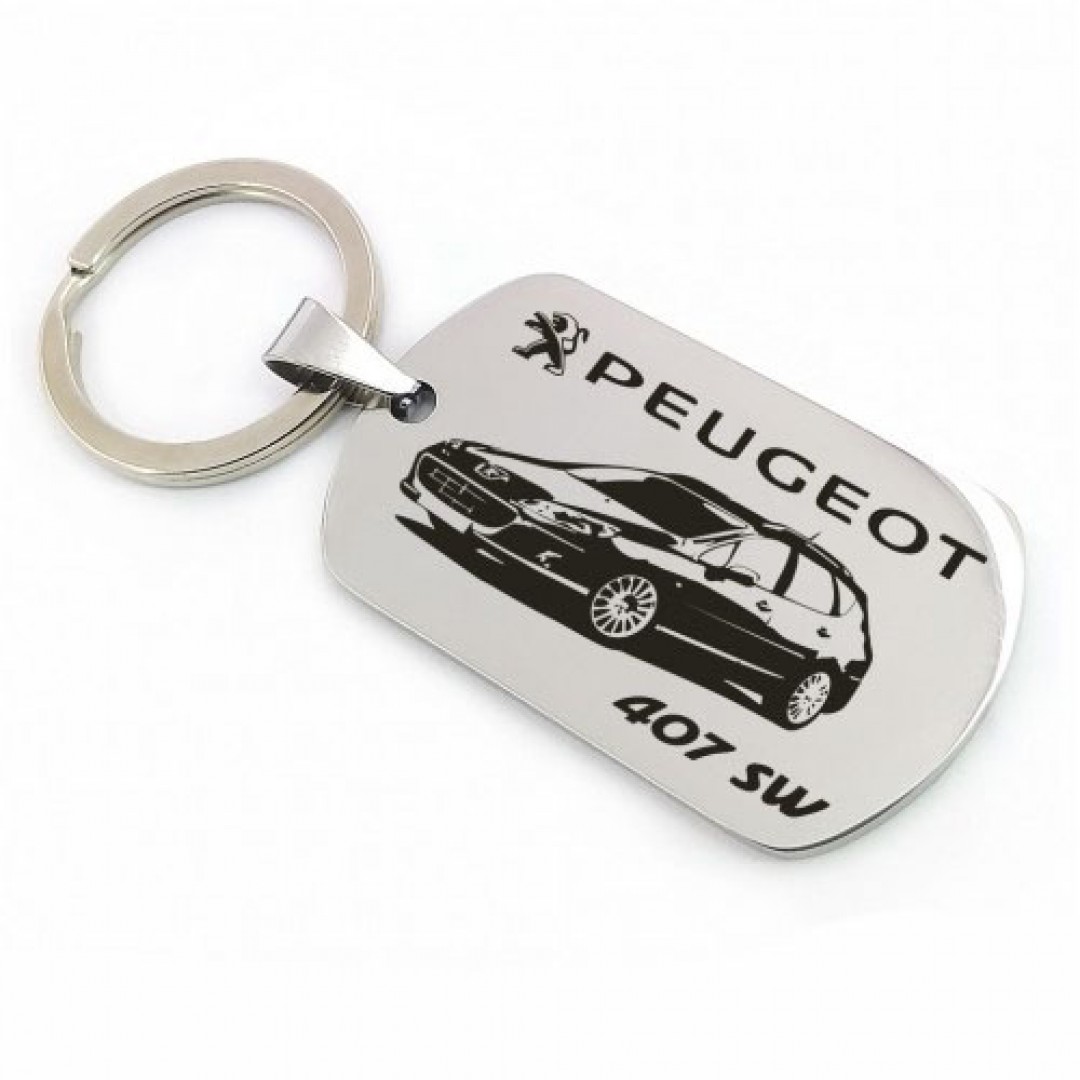 Автомобільний брелок Peugeot 407 sw (макет 573)