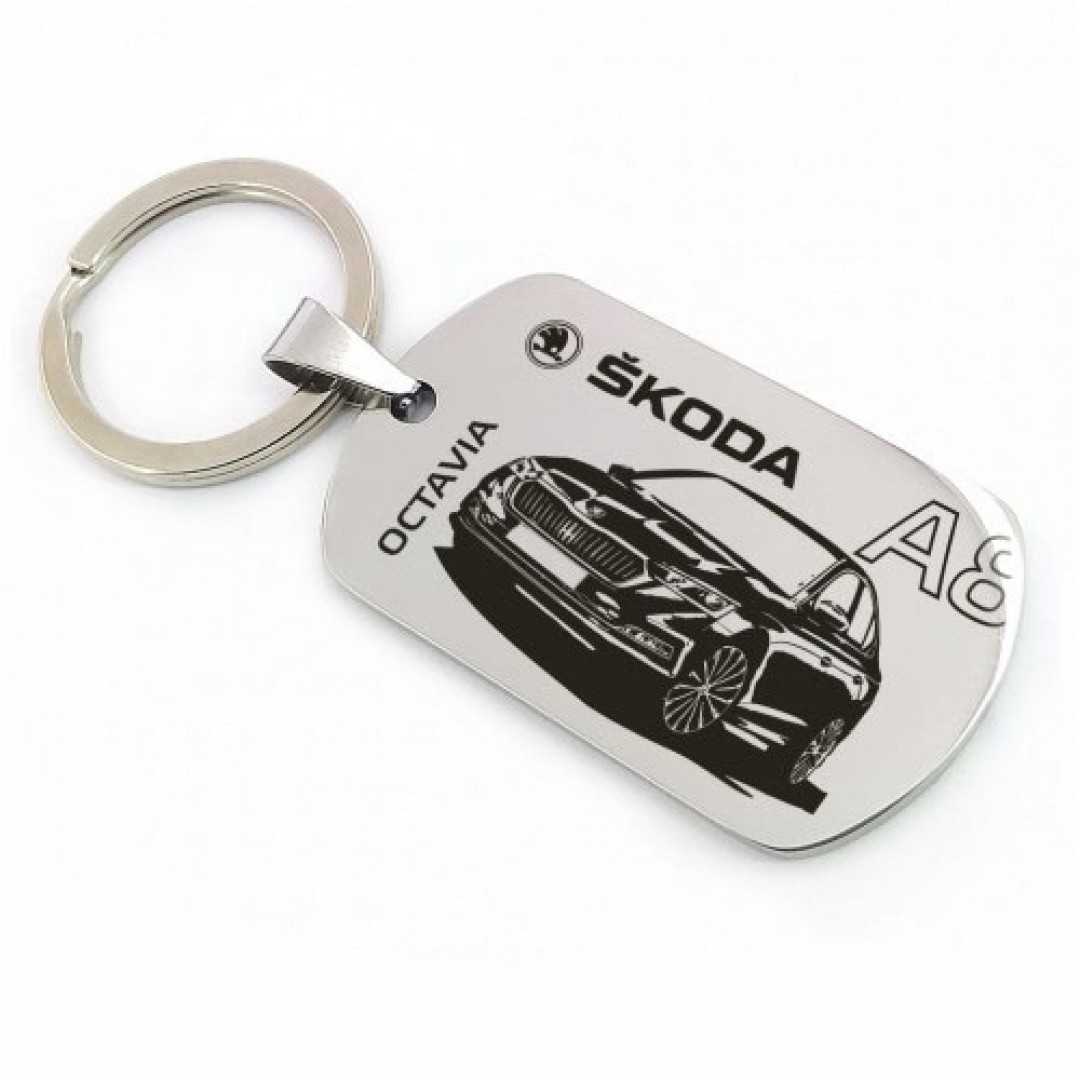 Автомобільний брелок Skoda Oсtavia A8 в кузові седан (макет 582)