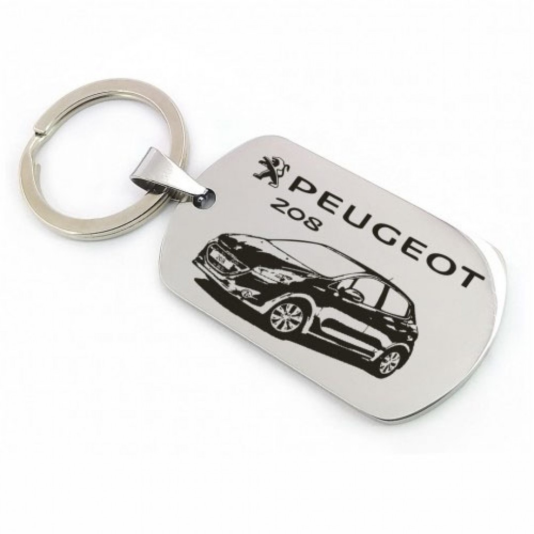 Автомобільний брелок Peugeot 208 (макет 671)
