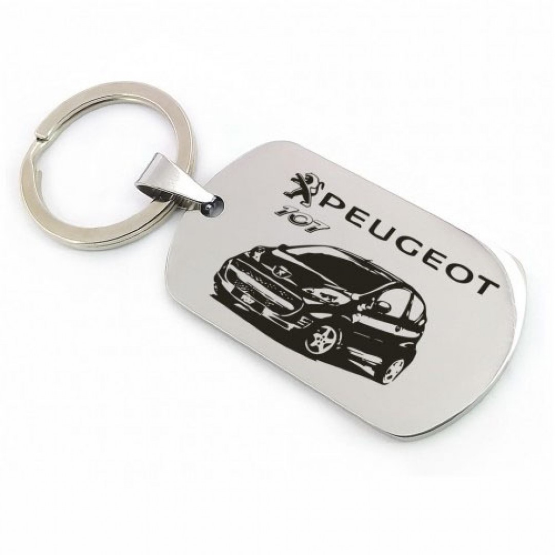Автомобільний брелок Peugeot 107 (макет 697)