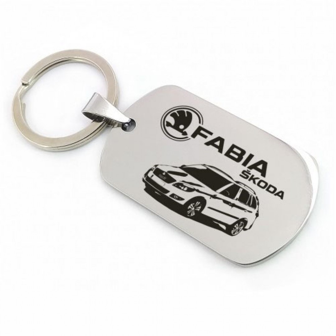 Автомобільний брелок Skoda Fabia в кузові універсал (макет 707)