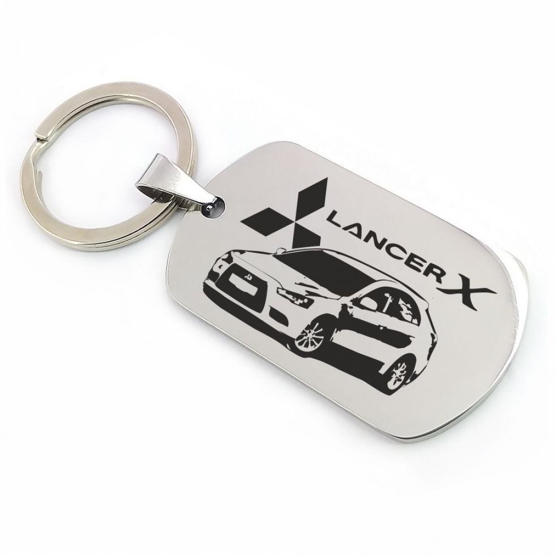 Автомобільний брелок Mitsubishi Lancer Х (макет 770)