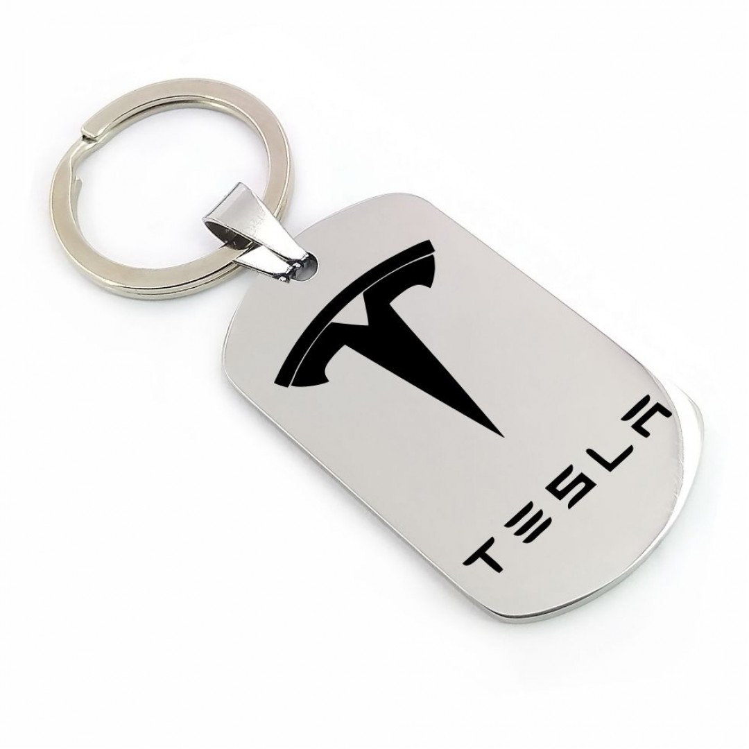 Автомобільний брелок з логотипом Tesla (макет 866)