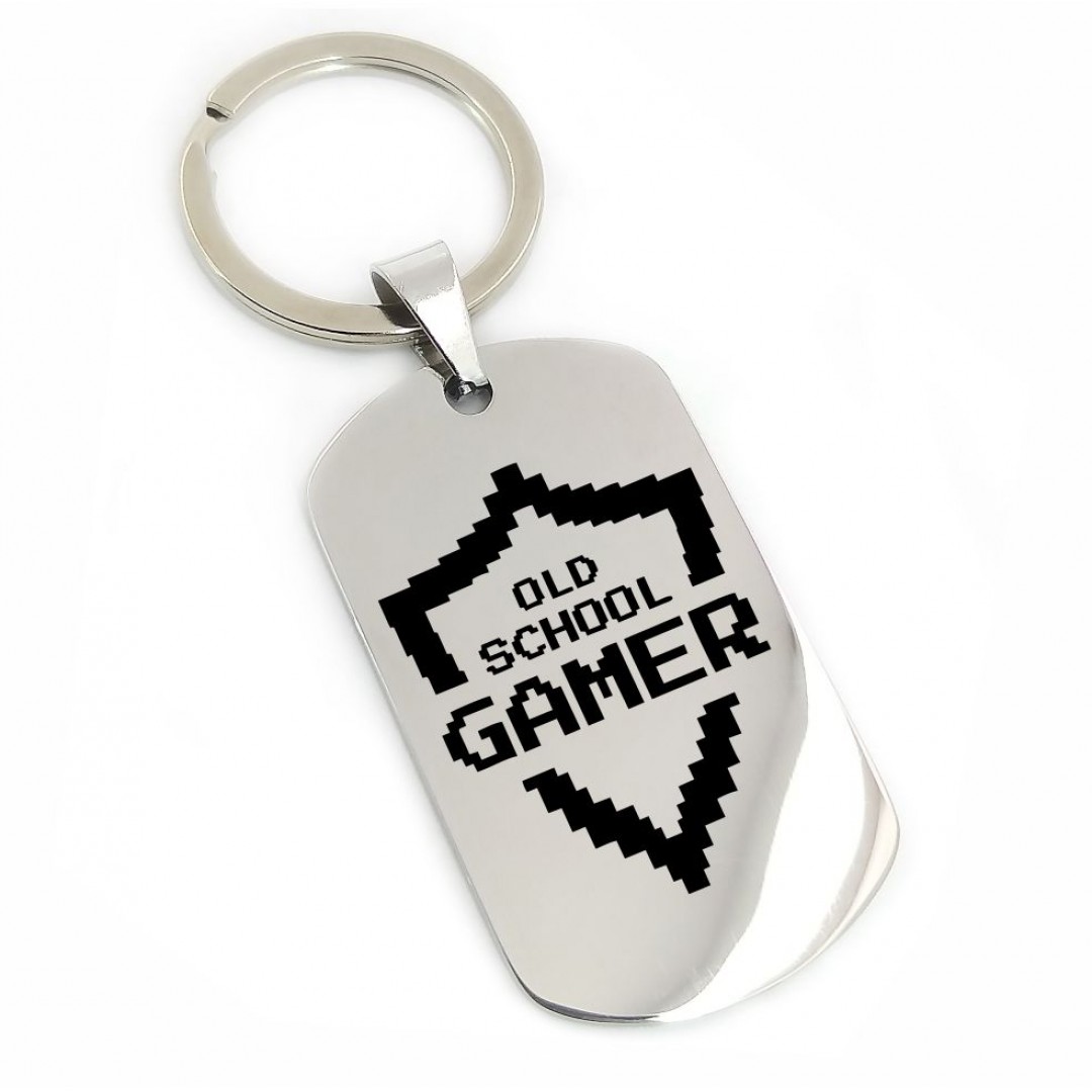 Брелок "Old school gamer" (макет 1034) Брелок "Old school gamer" (макет 1034)