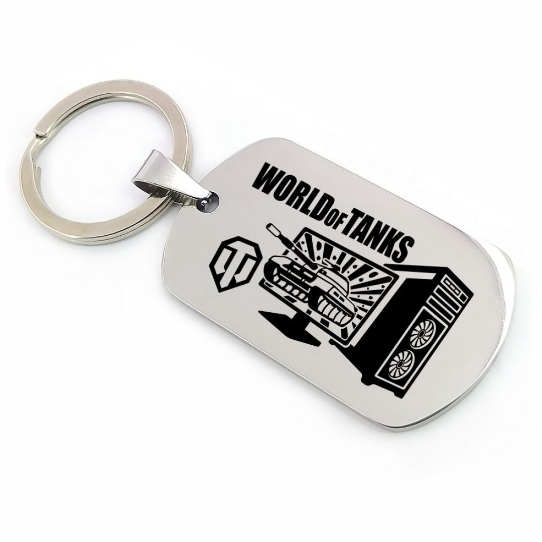 Брелок "Word of Tanks" (макет 1040)