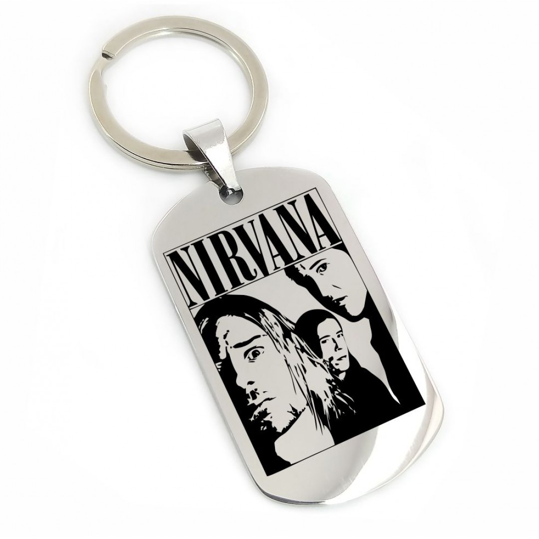 Брелок "Рок-гурт Nirvana" (макет 945) Брелок "Рок-гурт Nirvana" (макет 945)