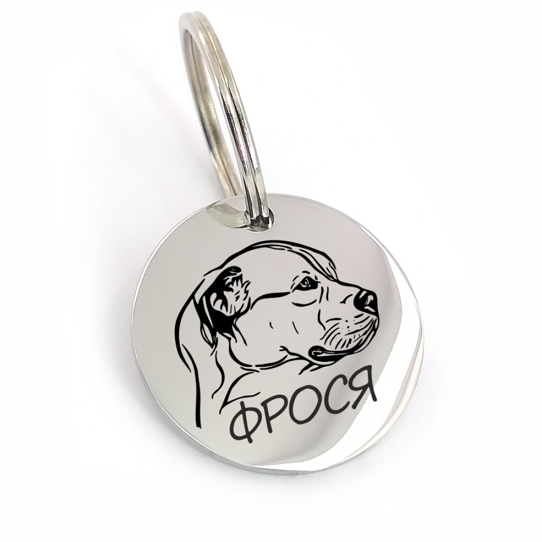 Адресник для собаки "Ка Де Бо" (макет 1377)