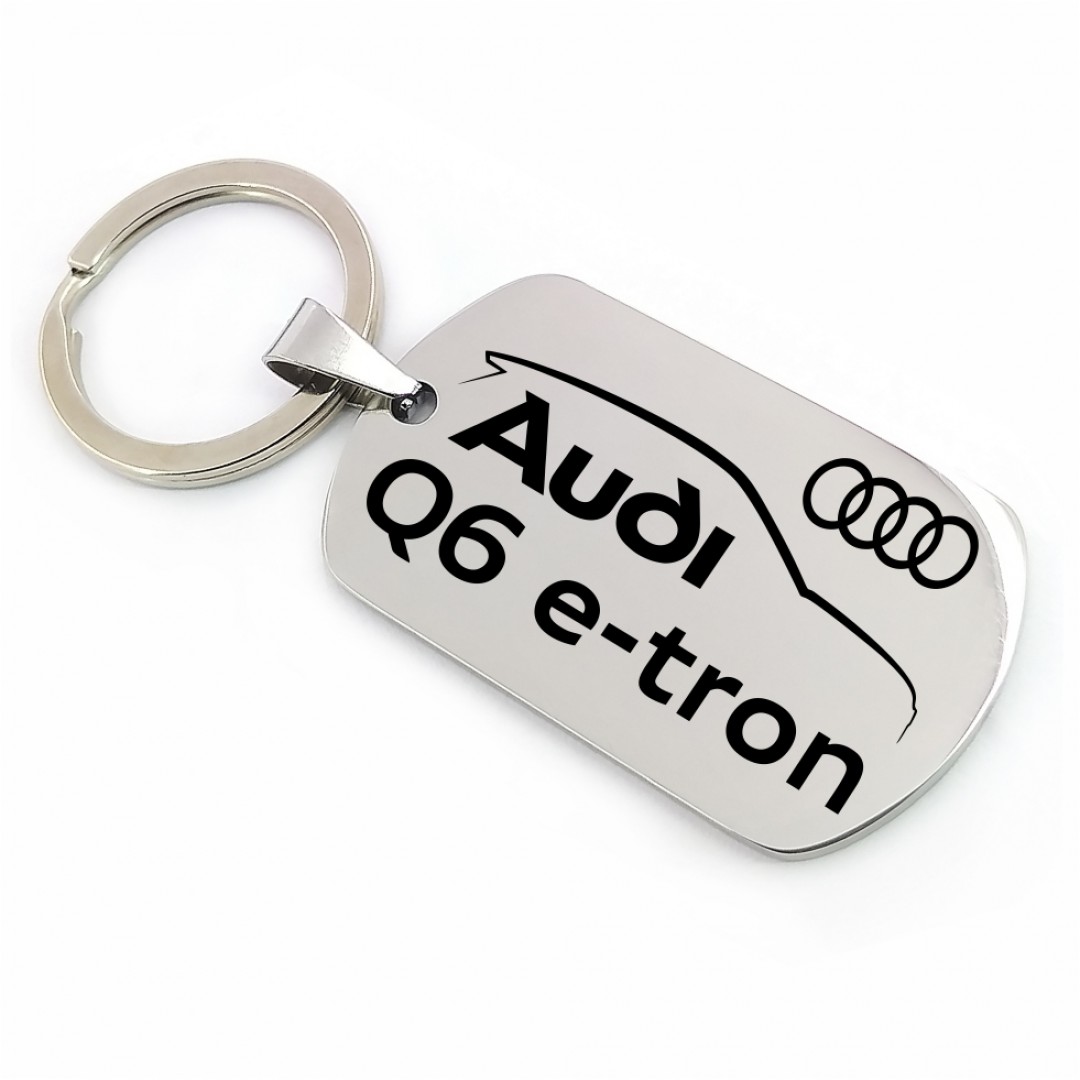Брелок для електроавтомобіля Audi Q6 e-tron (макет 1662) Брелок для електроавтомобіля Audi Q6 e-tron (макет 1662)