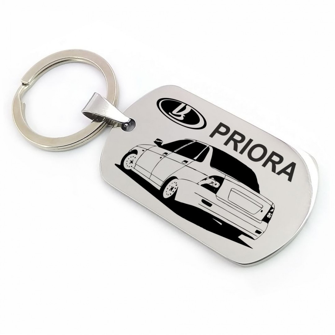 Автомобільний брелок "Lada Priora" (макет 2109) Автомобільний брелок "Lada Priora" (макет 2109)