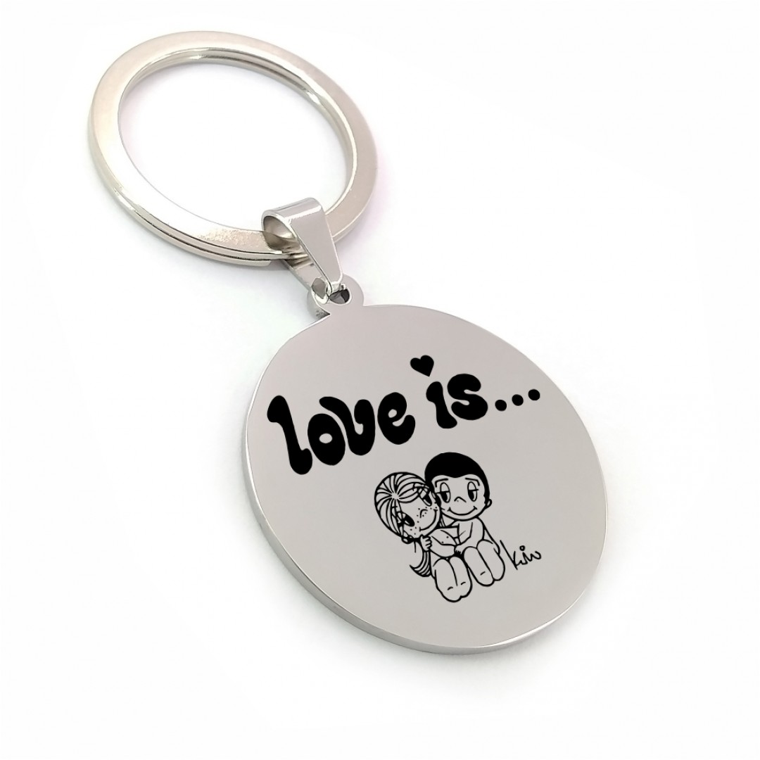 Брелок "Love is" (макет 2140) Брелок "Love is" (макет 2140)
