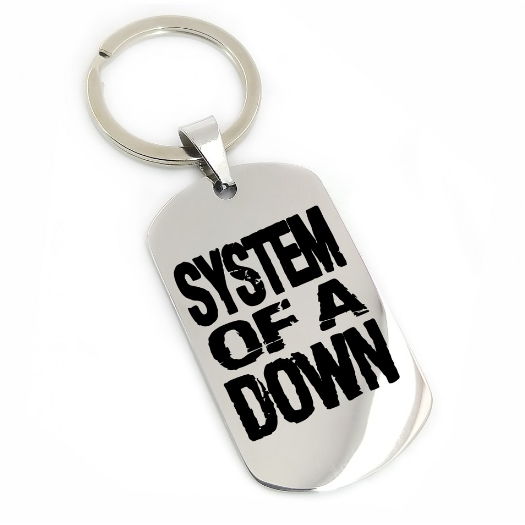 Брелок "System of a down" (макет 2391) Брелок "System of a down" (макет 2391)