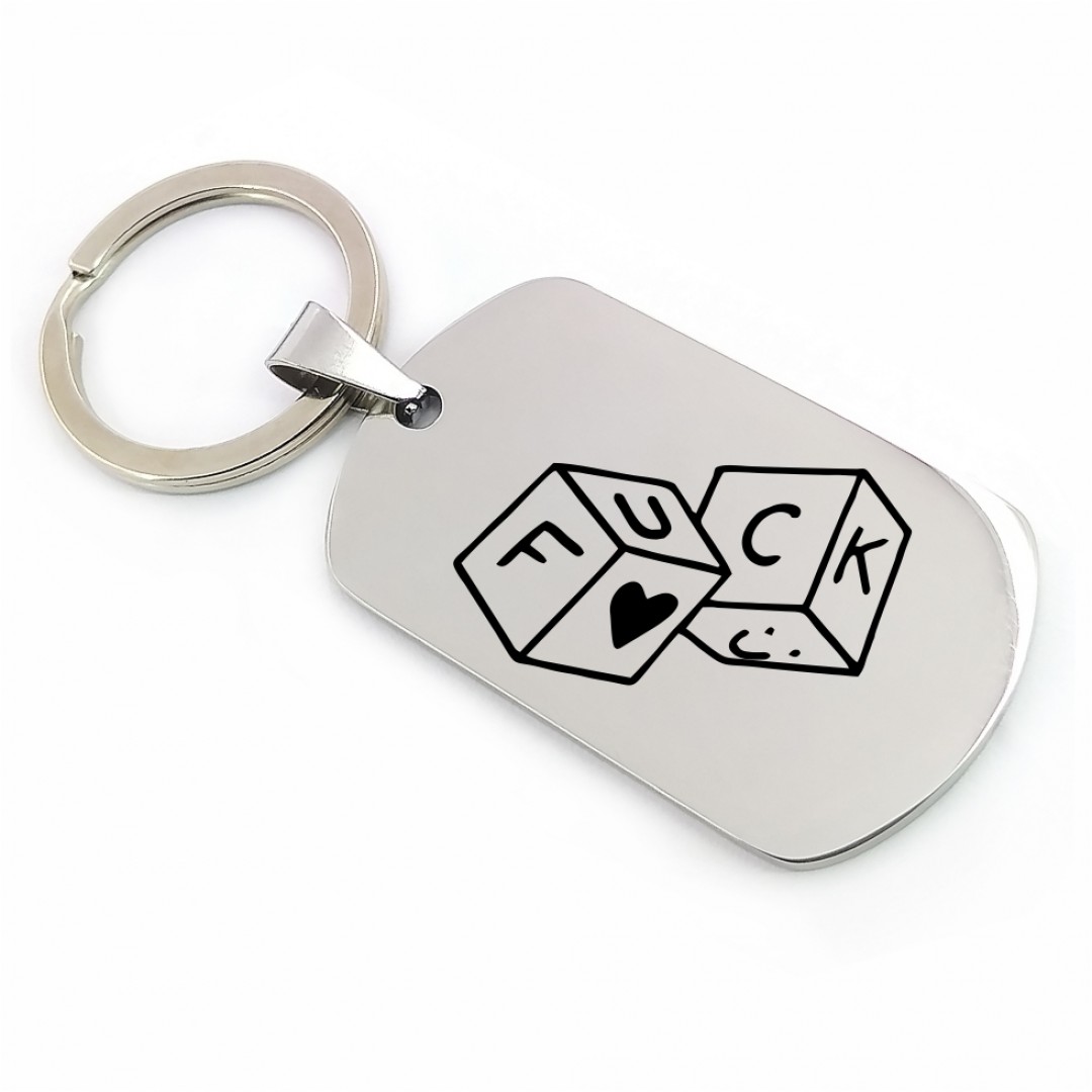 Брелок "Fuck" (макет 2455) Брелок "Fuck" (макет 2455)
